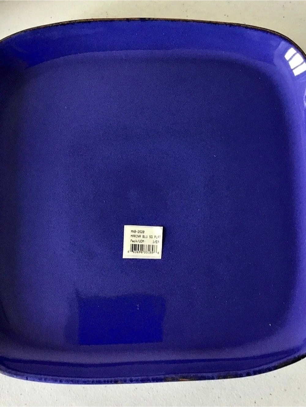 Vietri Marina Blu Square Serving Platter NWT